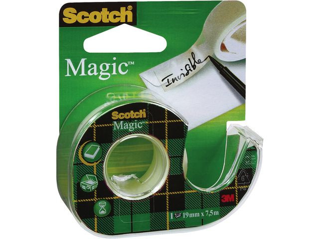 BildeTape Scotch Magic 810 19Mmx7,5M M/Disp (12 ruller)