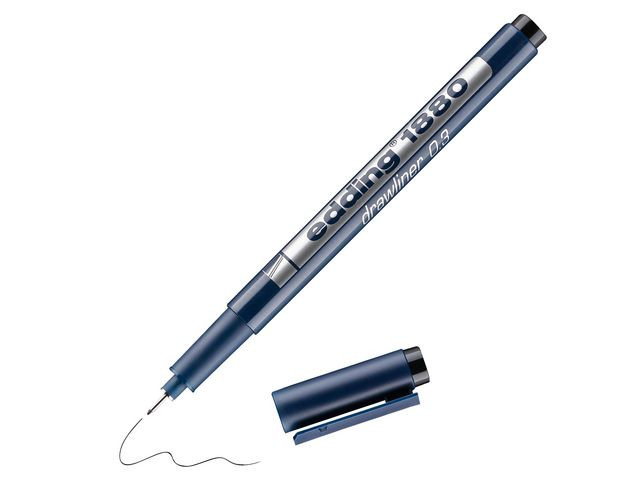 Fineliner Edding 1880 0,3Mm Sort