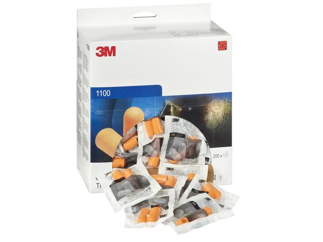 BildeØrepropper 3M 1100 Oransje 35 Db (2 stk/pk, 200 pakker)
