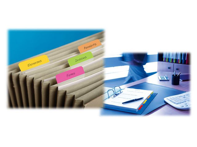 Index Post-It 686 Stor Rosa,Grønn,Orange