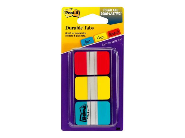 BildeIndex Post-It 686 Stor Rød,Gul,Blå