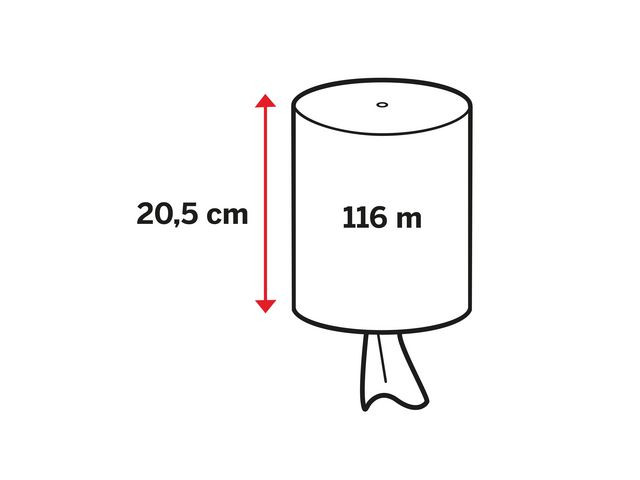 Tørkerull Katrin S Centerf U/Hyl 1L 116M (12 ruller)
