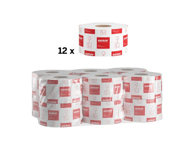 Toalettpapir Katrin Gigant S 2L 200M (12 ruller)