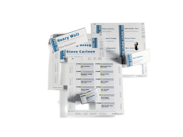 Innlegg Durable Navneskilt 40X75Mm (240 stk)