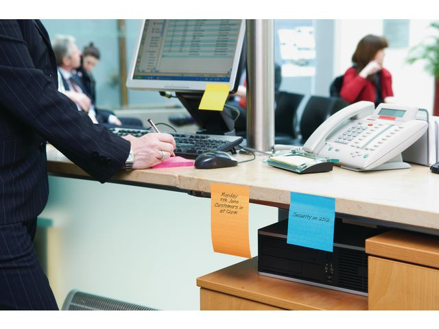 Notatblokk Post-It Ssn 101X101Lj Carn (6 stk/pk, 12 pakker)