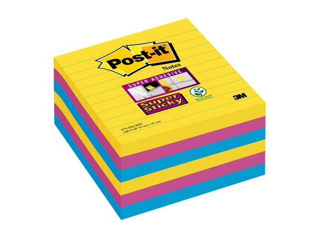 BildeNotatblokk Post-It Ssn 101X101Lj Carn (6 stk/pk, 12 pakker)