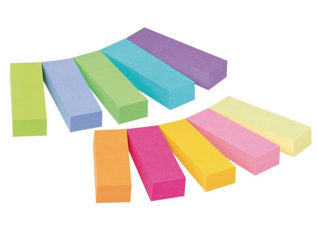 BildeBokmerke Post-It 15X50 Ass. Farger (10 stk)