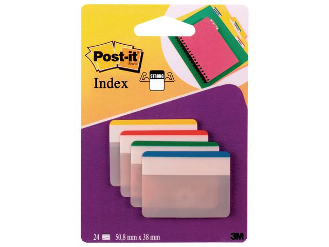 Index Post-It 686 Arkiv Strong B/G/G/R (6 stk)