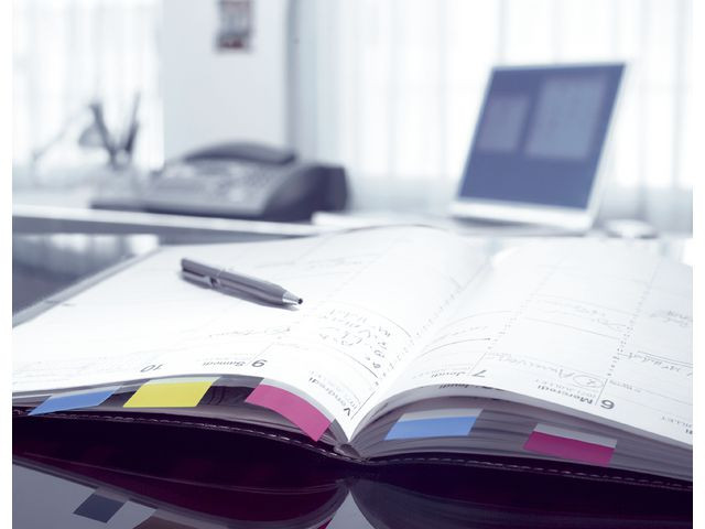 Index Post-It 680 Bred Blå