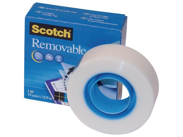 Tape Scotch Magic 811 Avtagbar 19Mmx33M