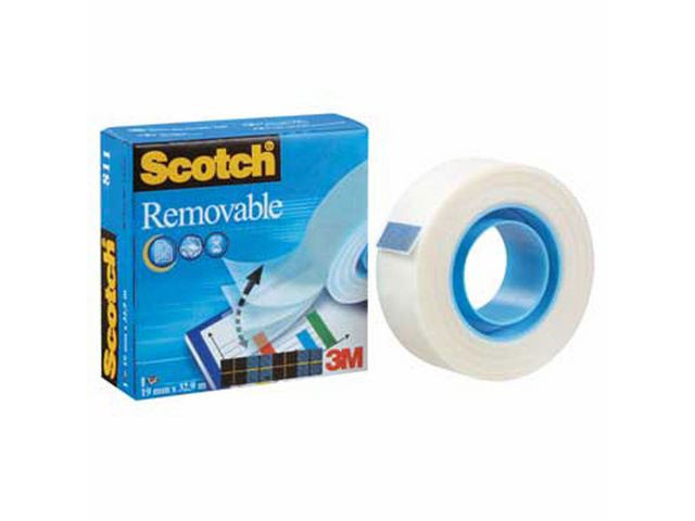 BildeTape Scotch Magic 811 Avtagbar 19Mmx33M