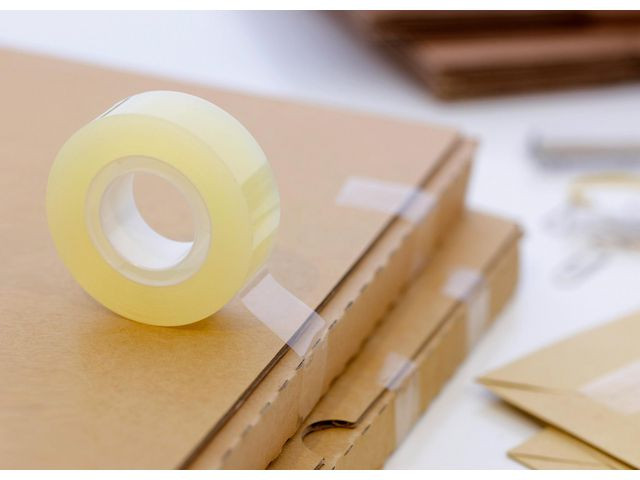 Tape Scotch 550 19Mmx33M Transparent (8 stk/rull, 8 ruller)