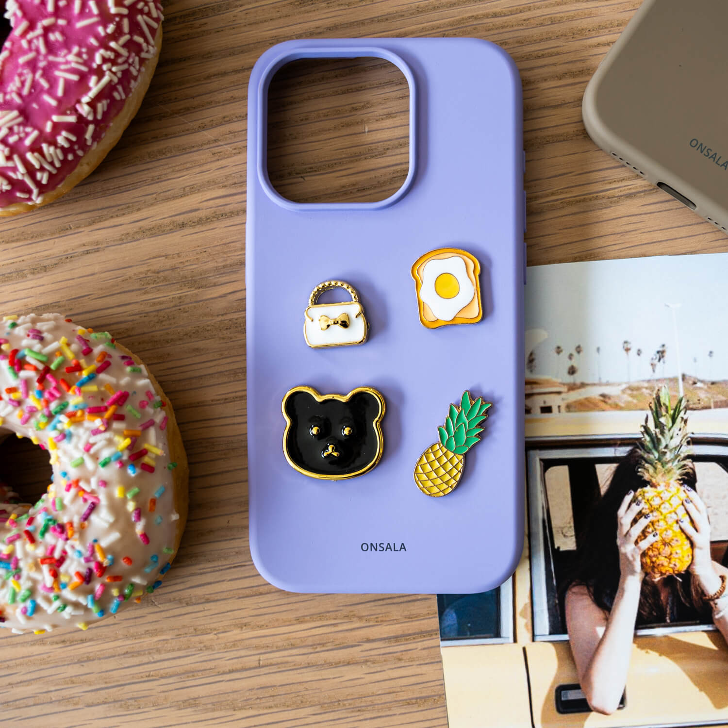 ONSALA Pimp your Phone Set.2 Metal and Plastic Charms 4pcs