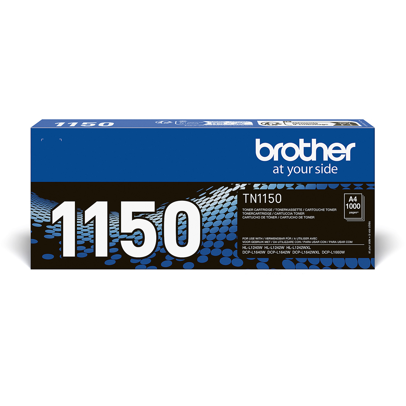 BildeBROTHER Black toner cartridge, yield up to 1 000 pages