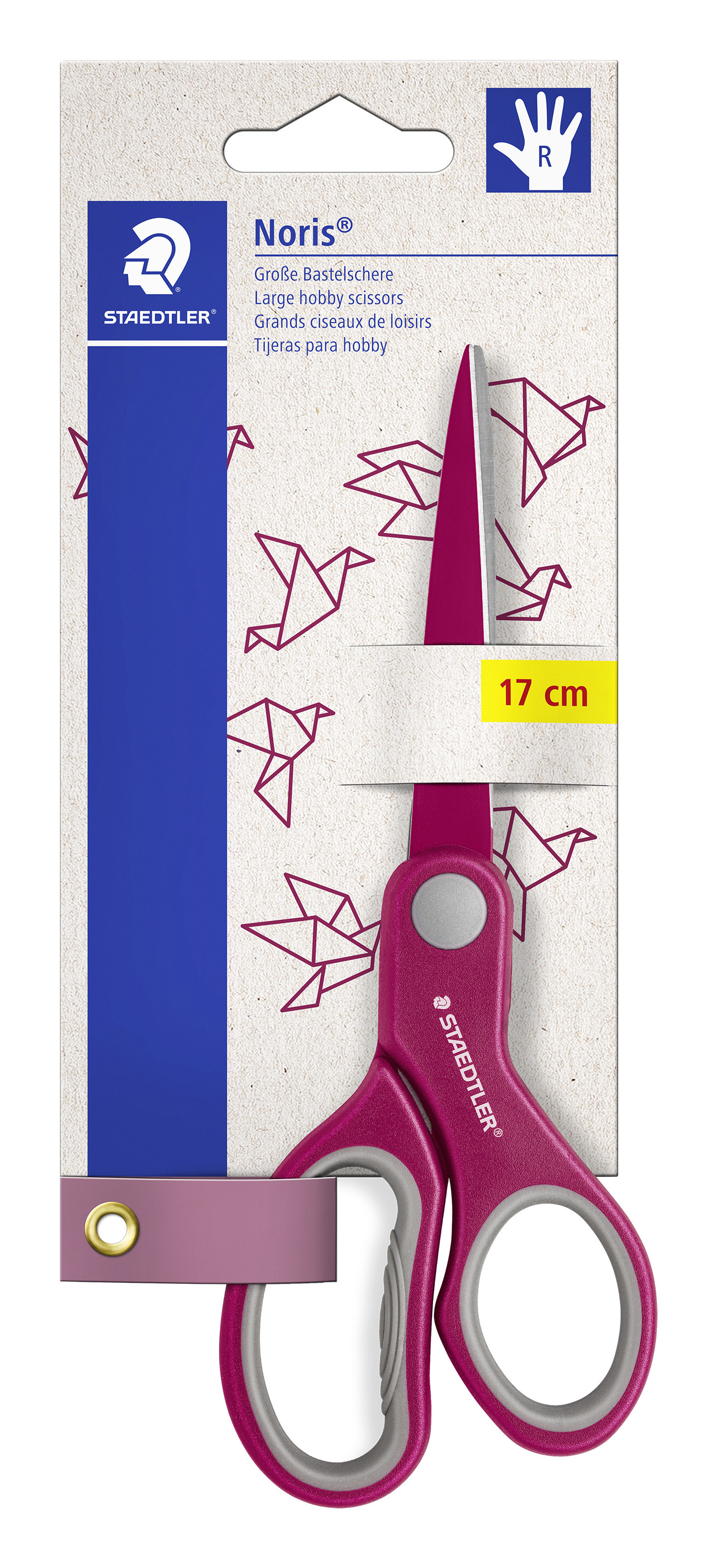 STAEDTLER Barn Saks Noris 17cm ass blister