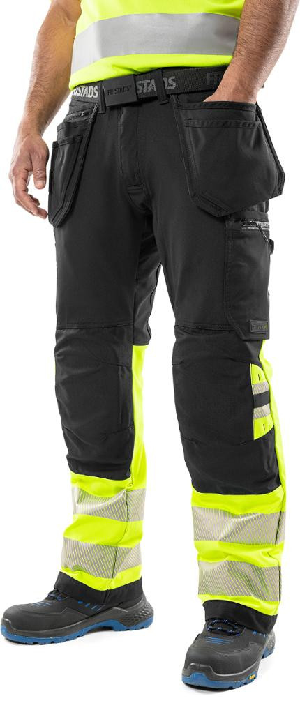 Bukse Fristads 2643 Gstp Hivis C48 Sort