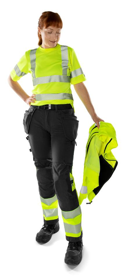 Bukse Fristads 2663 Gstp Hivis Dame 48