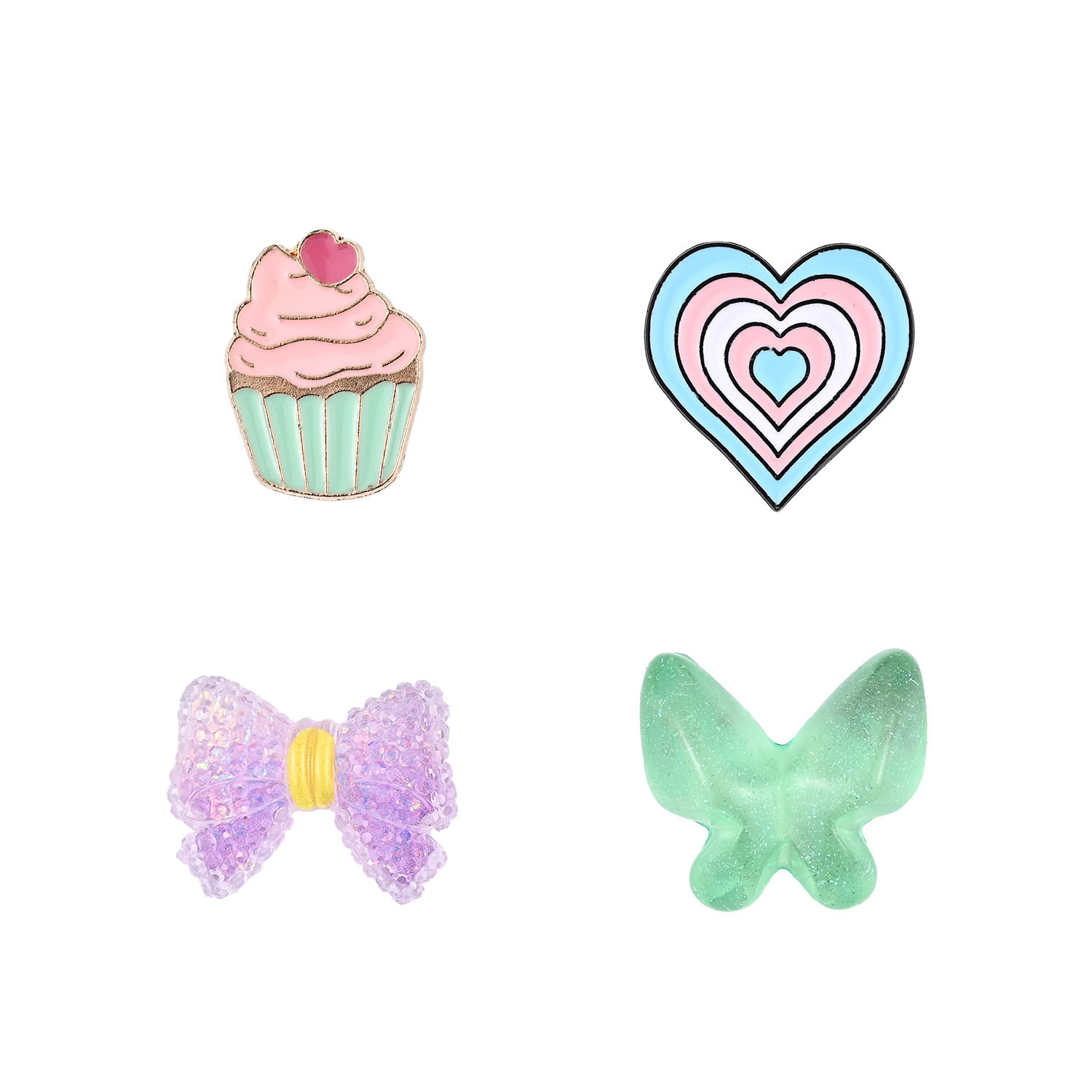 ONSALA Pimp your Phone Set.7 Metal and Plastic Charms 4pcs