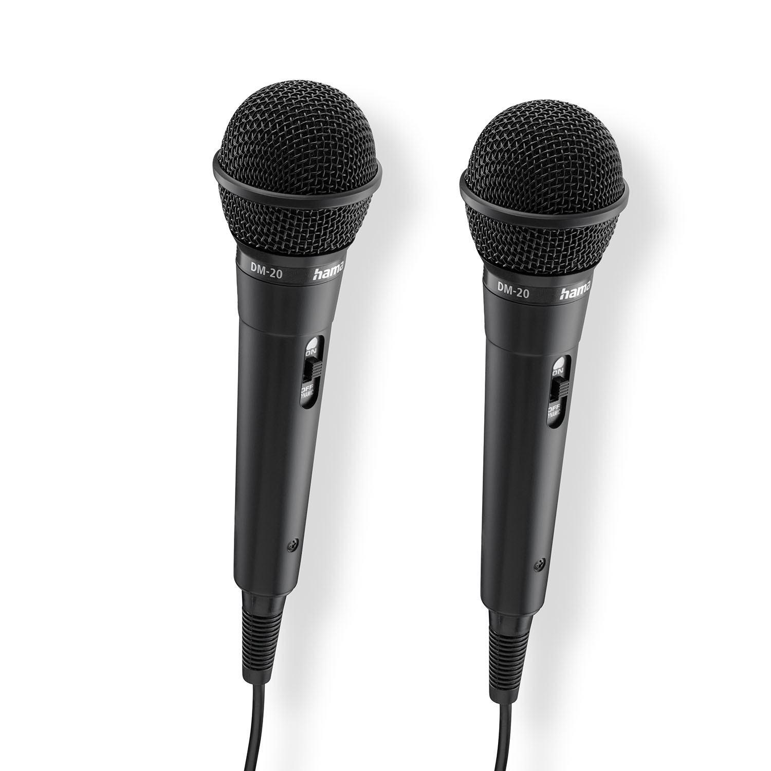 HAMA Dynamic Microphone Mono 2-pack Black