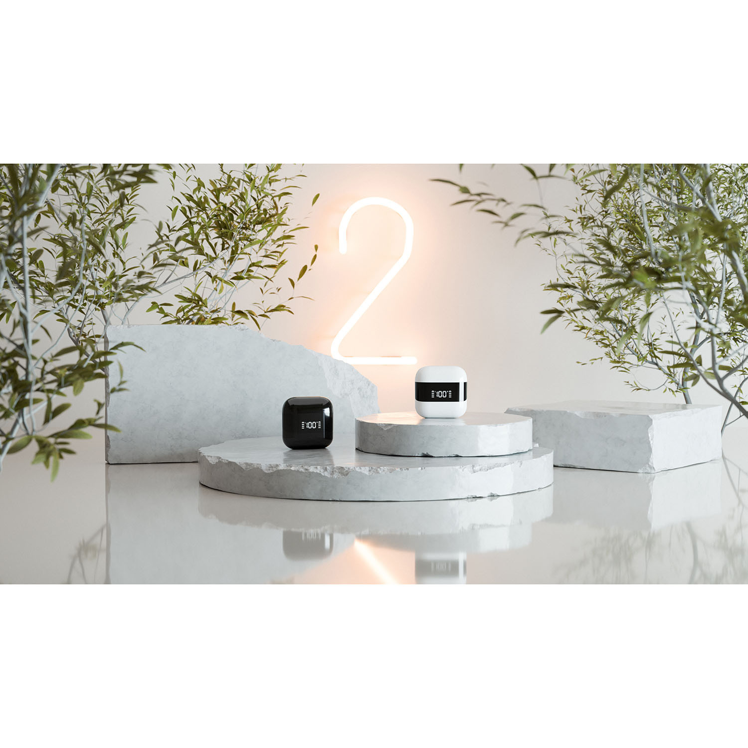 HAPPY PLUGS Headphone JOY 2 In-Ear TWS Black