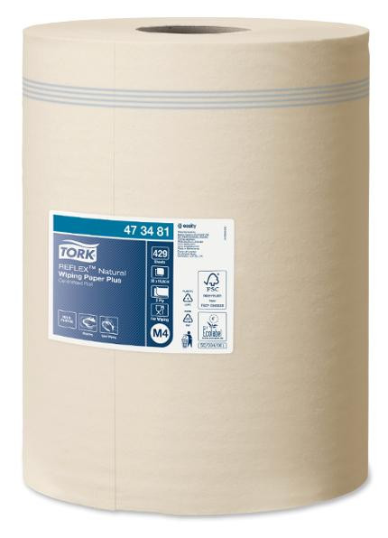 Tørkerull Tork Reflexp Natur 2L M4 150M (6 stk)