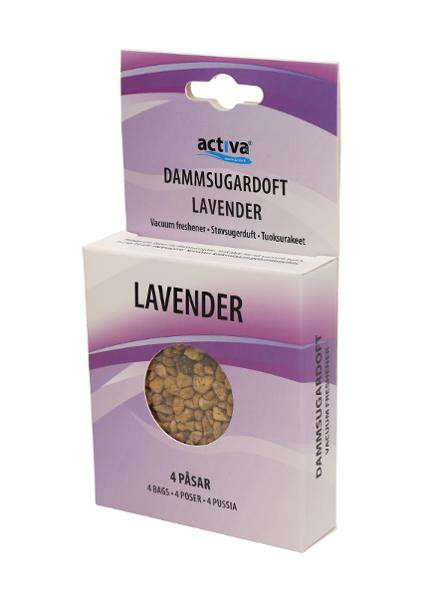 Støvsugerduft Activa Lavendel (4 stk)