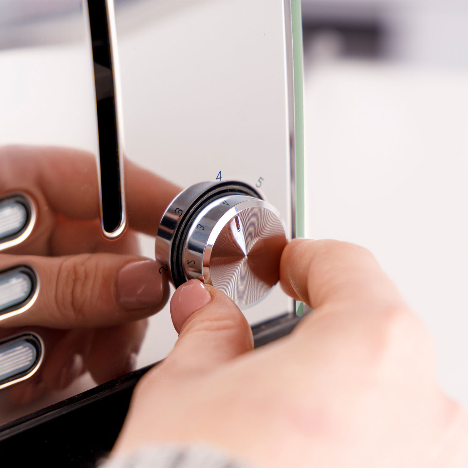 TAURUS Toaster Two Slot Vintage 2 Olive