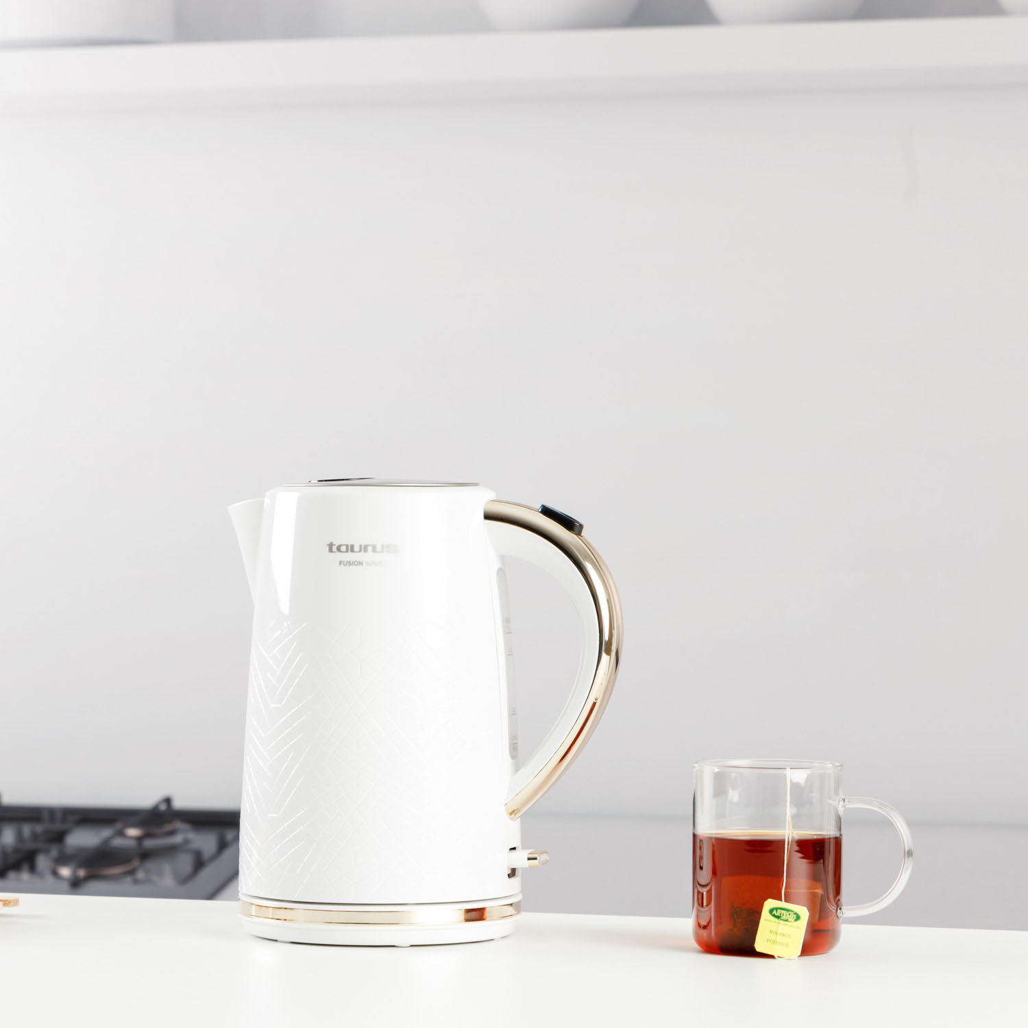 TAURUS Kettle 1,7L Fusion Wave White