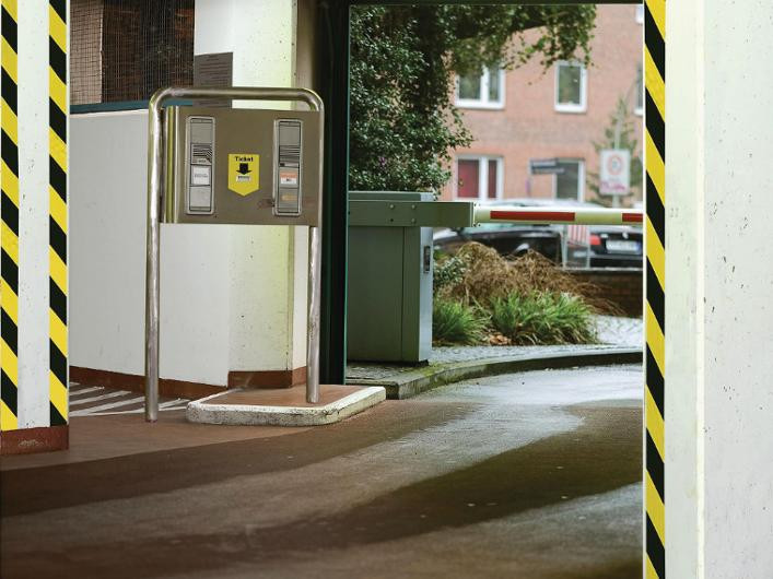 Varseltape Tesa 58133 Gul/Sort (6 stk)