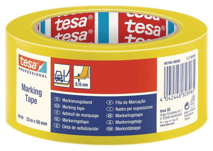 Tape Tesa Pvc Gulv/Varsel Gul