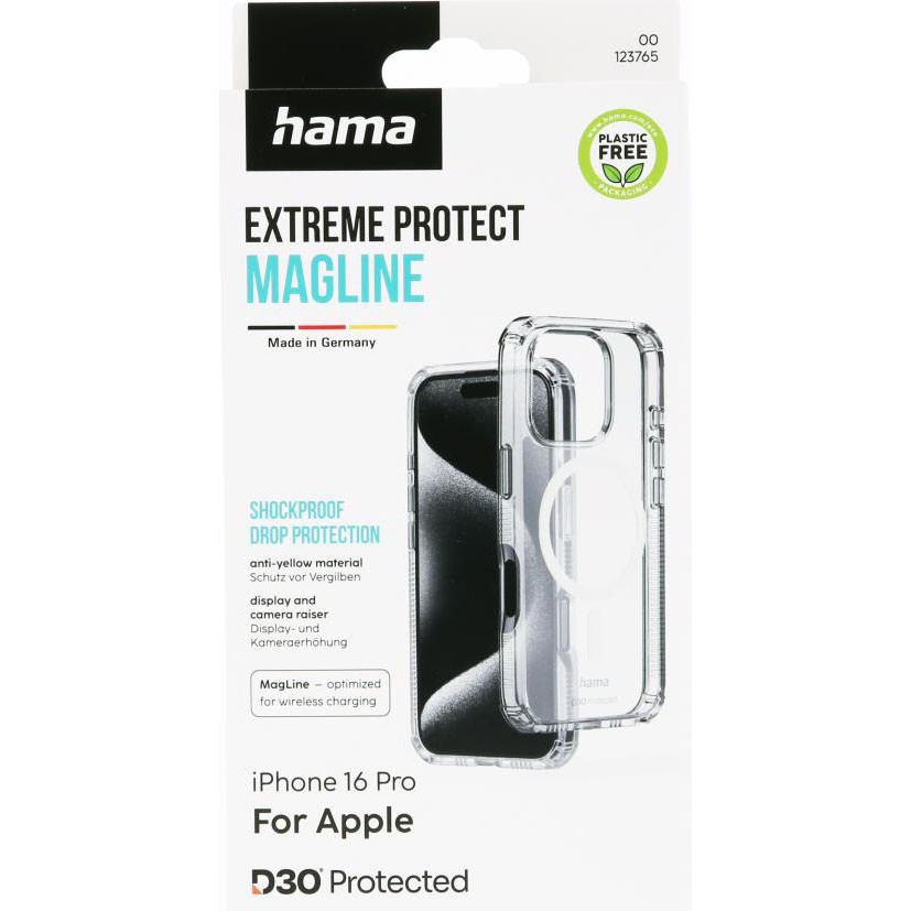 HAMA Extreme Protect MagCase iPhone 16 Pro Transparent