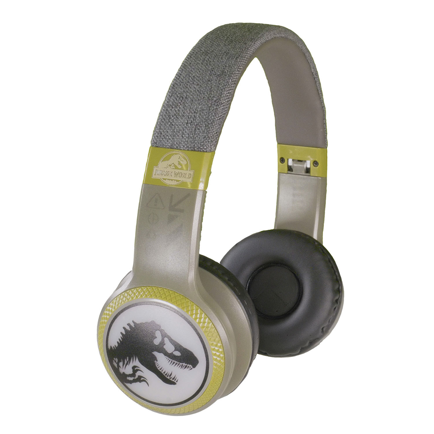 JURASSIC Headphone Wireless LED On-Ear T-Rex