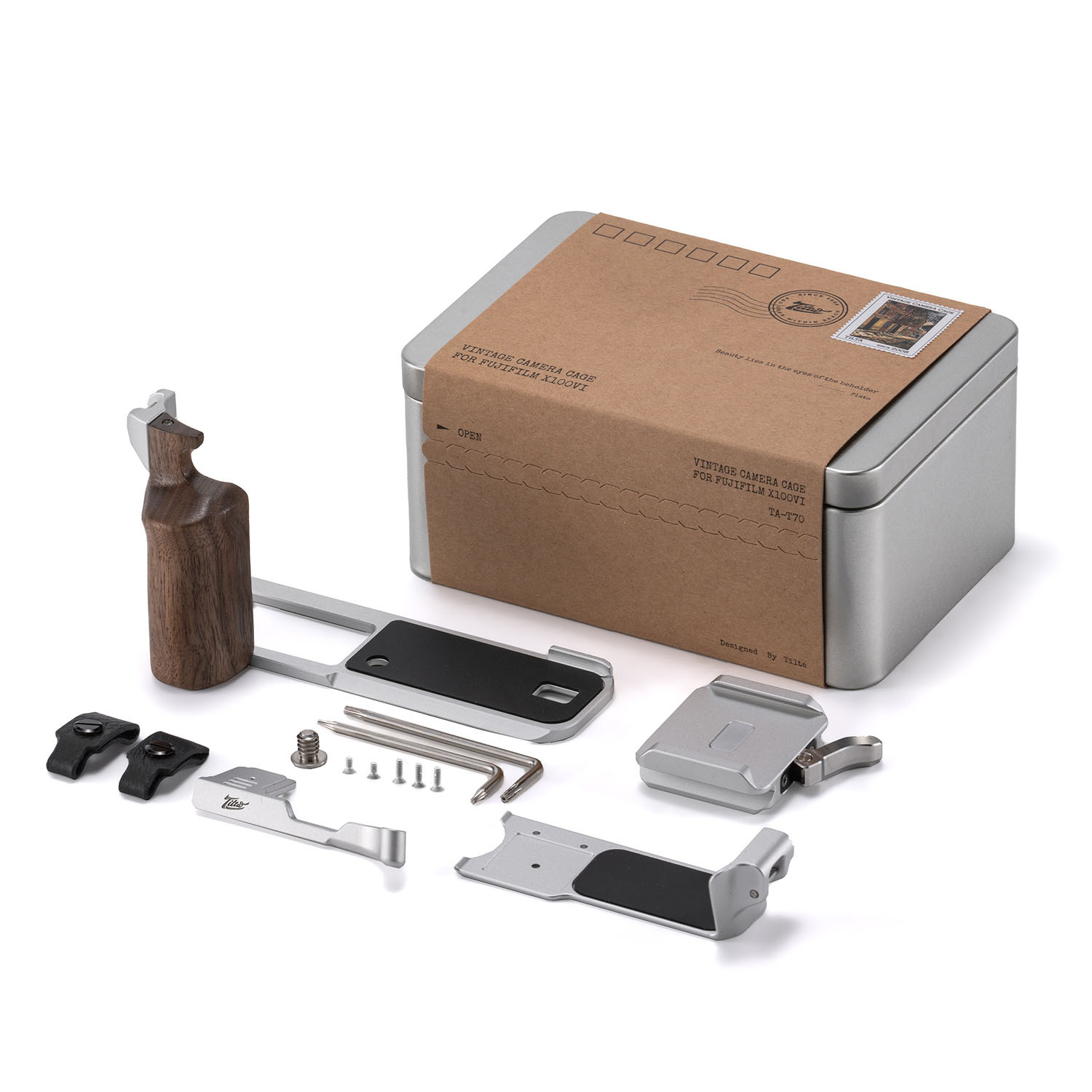 TILTA Vintage Camera Cage for Fujifilm X100VI Travel Kit Black