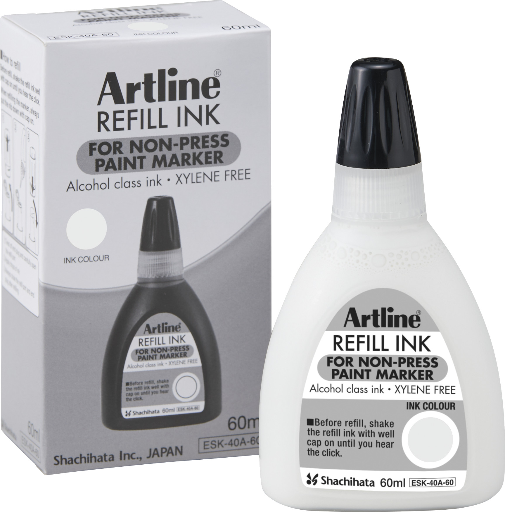 BildeArtline Non-press 437A refill ink 60ml White