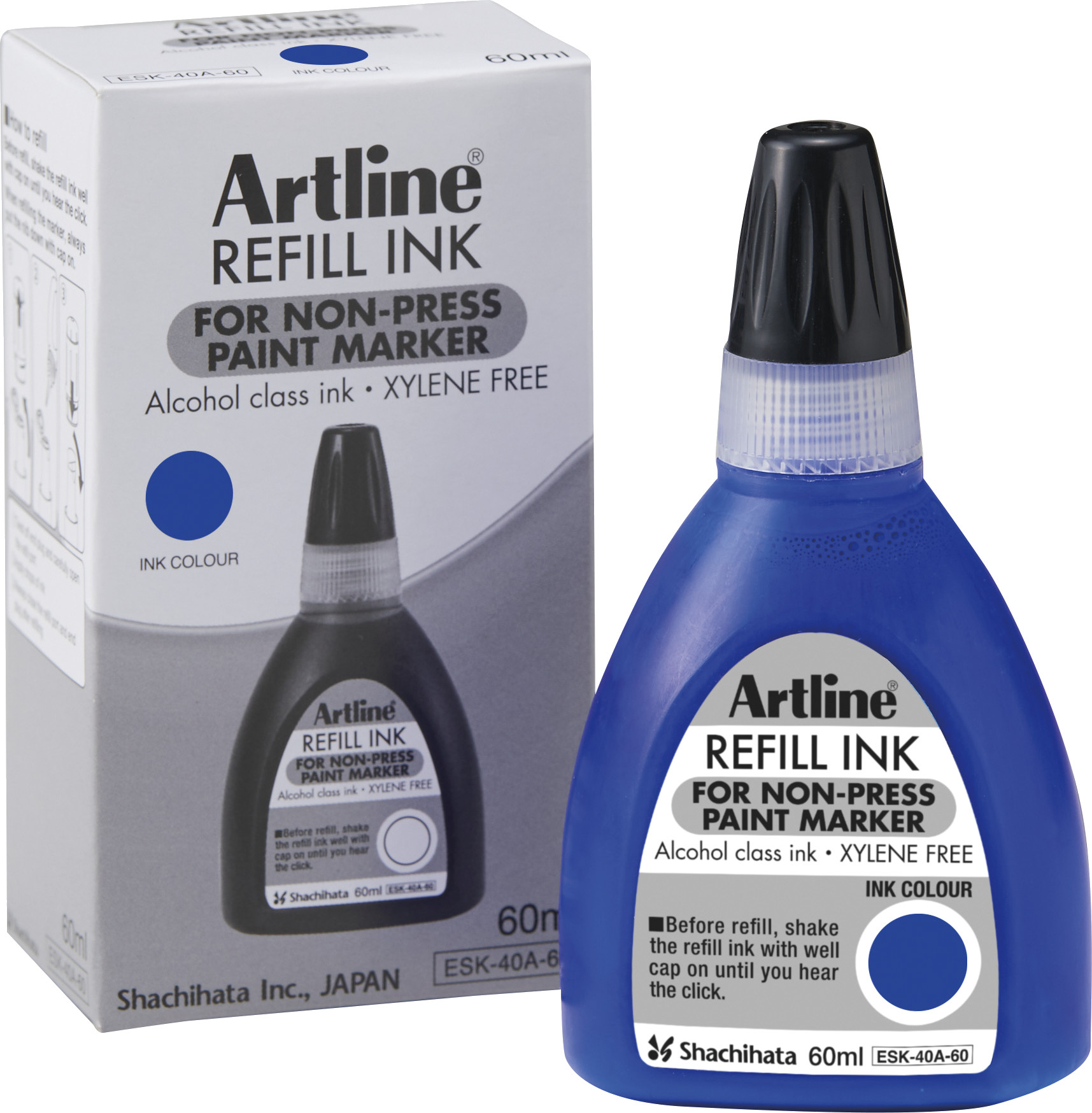 BildeArtline Non-press 437A refill ink 60ml Blue
