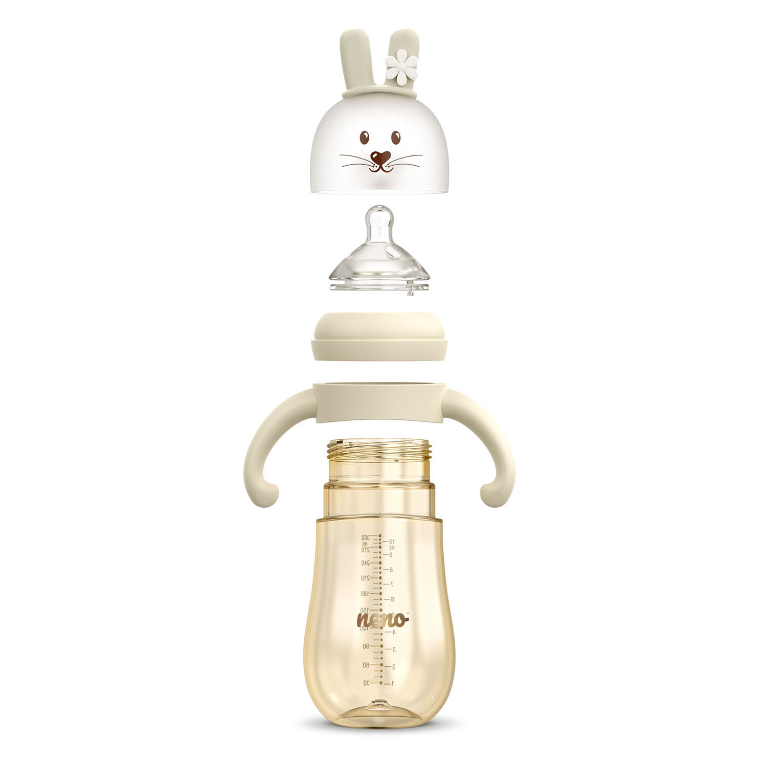 NENO Feeding Bottle MIO 3-In-1 Cream 300ml