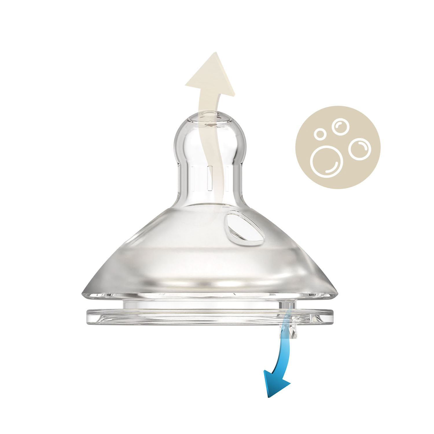 NENO Feeding Bottle MIO 3-In-1 Brown 300ml