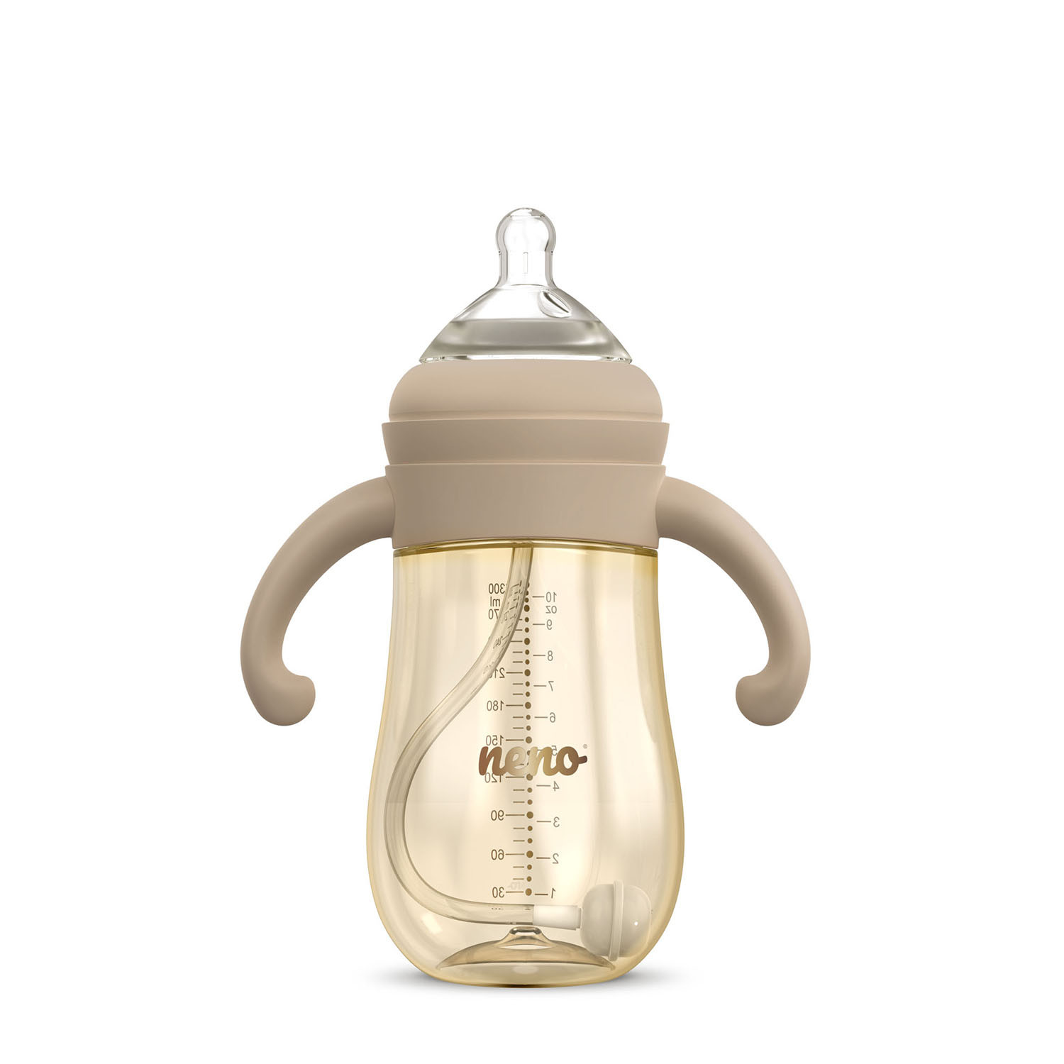 NENO Feeding Bottle MIO 3-In-1 Brown 300ml