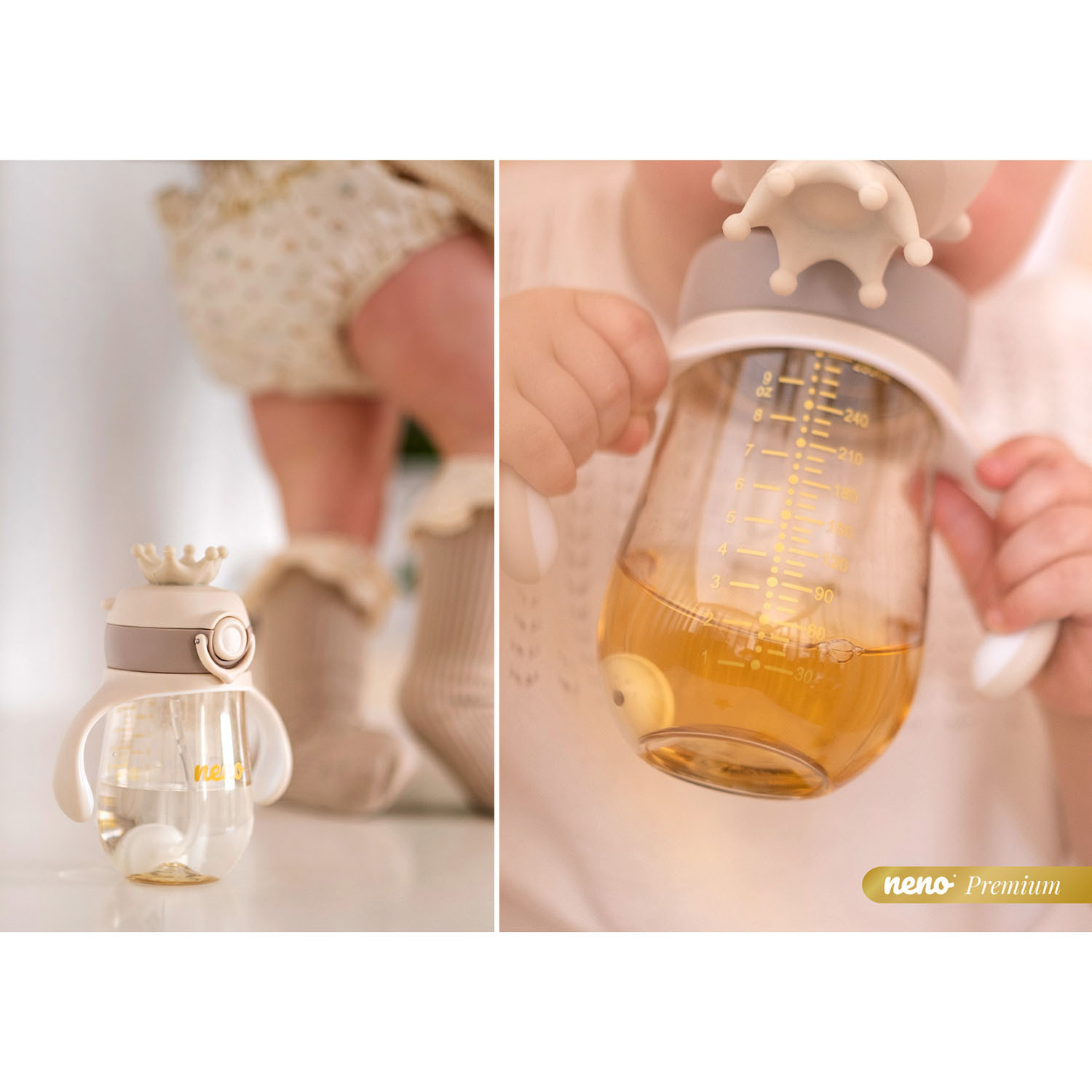 NENO Water Bottle MIO2 Cream 280ml