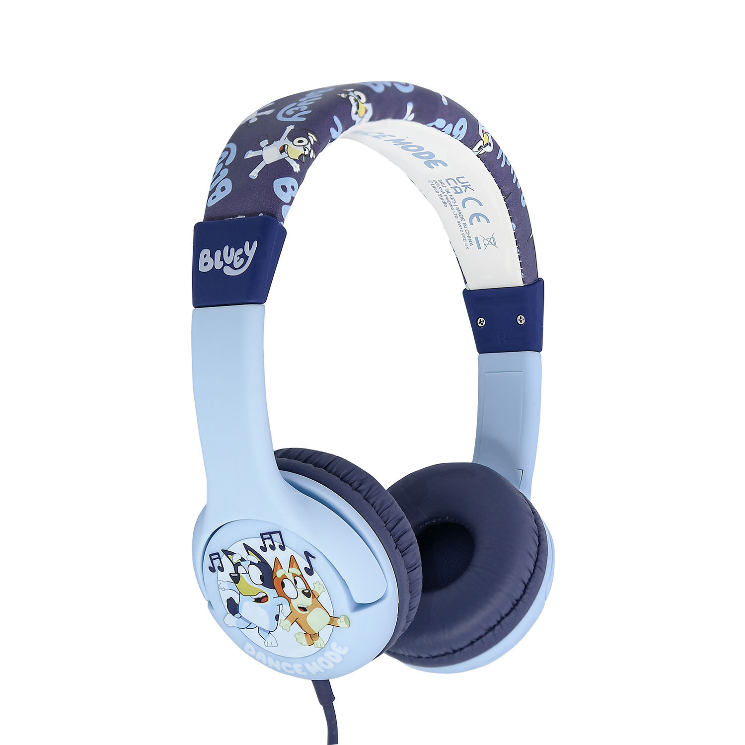 BLUEY Headphone Wired On-Ear 85dB Bluey