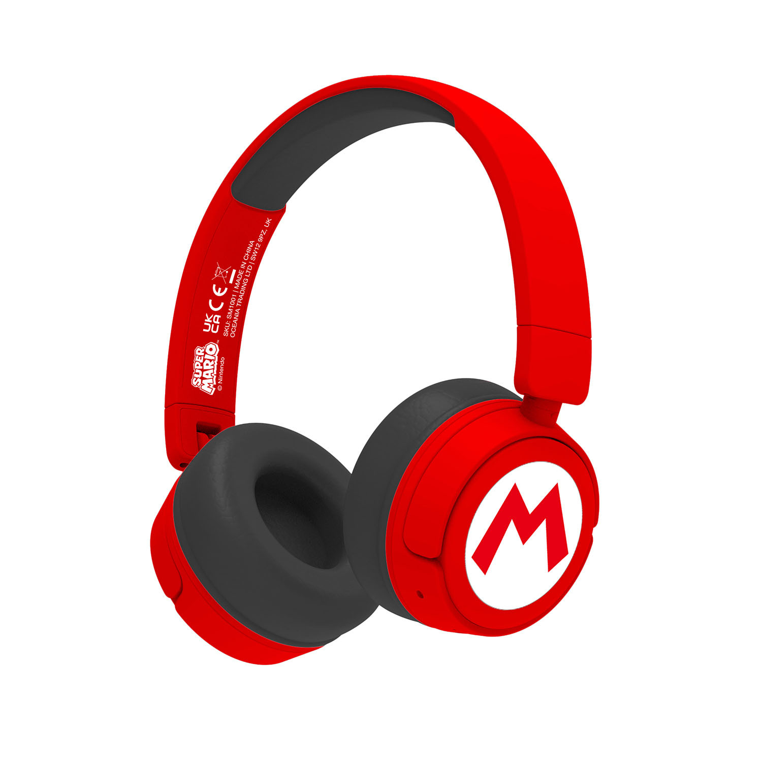 SUPER MARIO Headphone On-Ear Wireless 85dB/95dB Sharing Aux