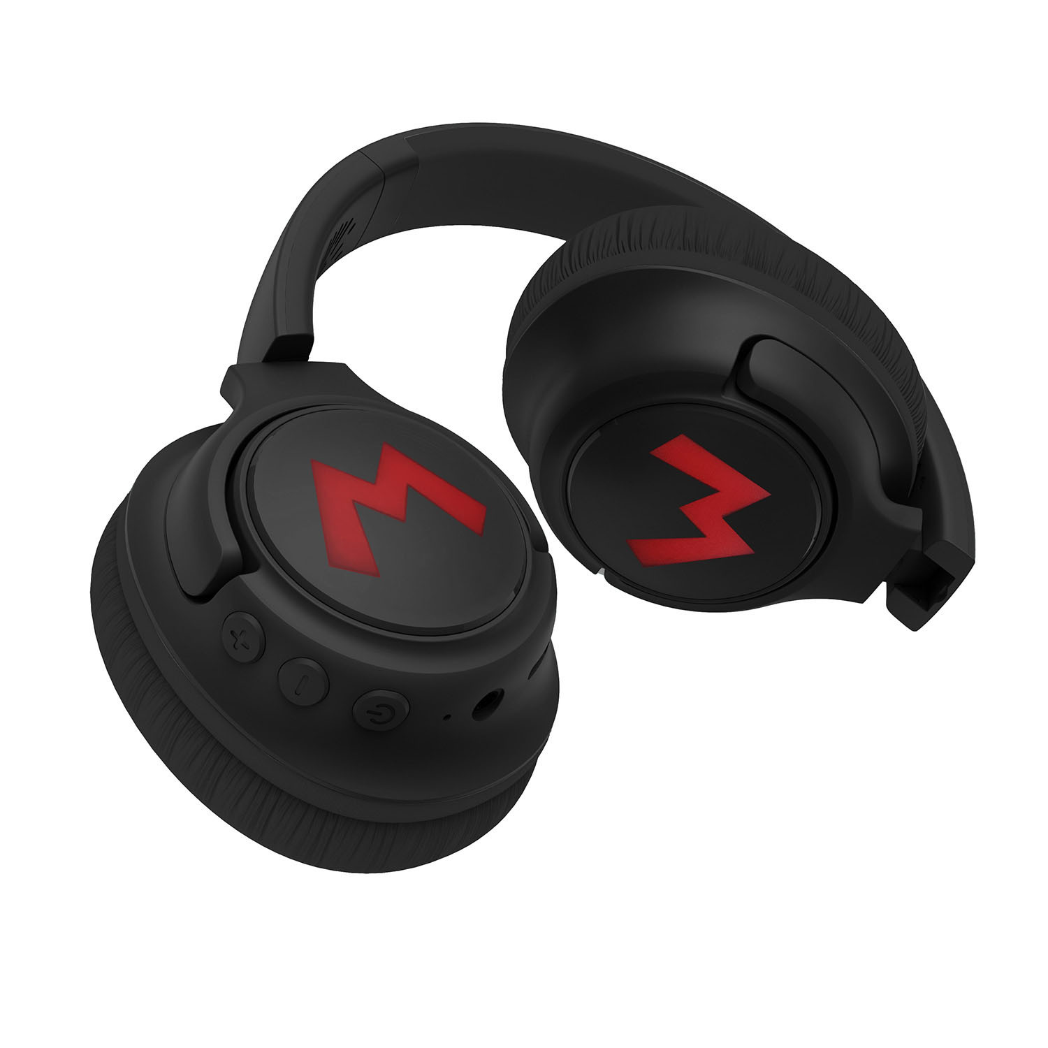 SUPER MARIO Headphone Over-Ear Wireless LED Light Sharing Aux