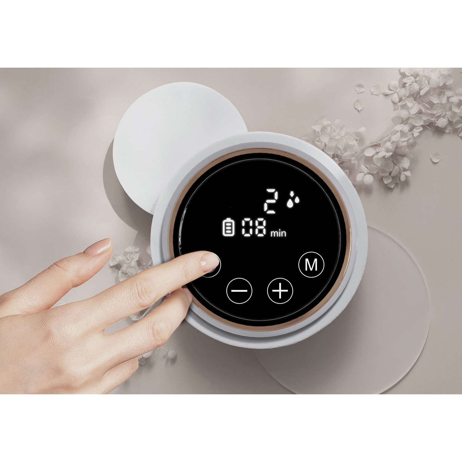 NENO Breast Pump Electric Bella Twin Moon White