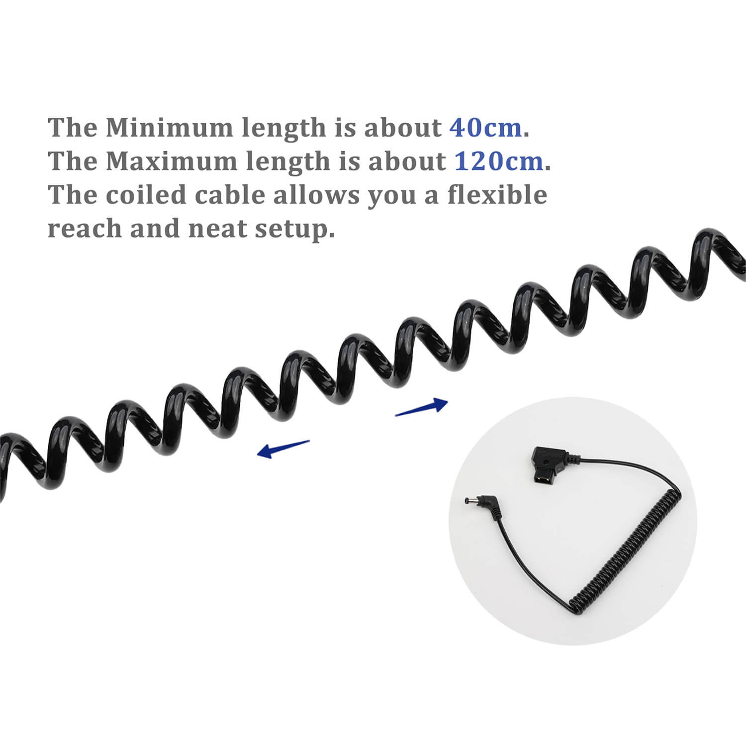 ACCSOON D-Tap to DC Cable 5,5mm x 2,1mm