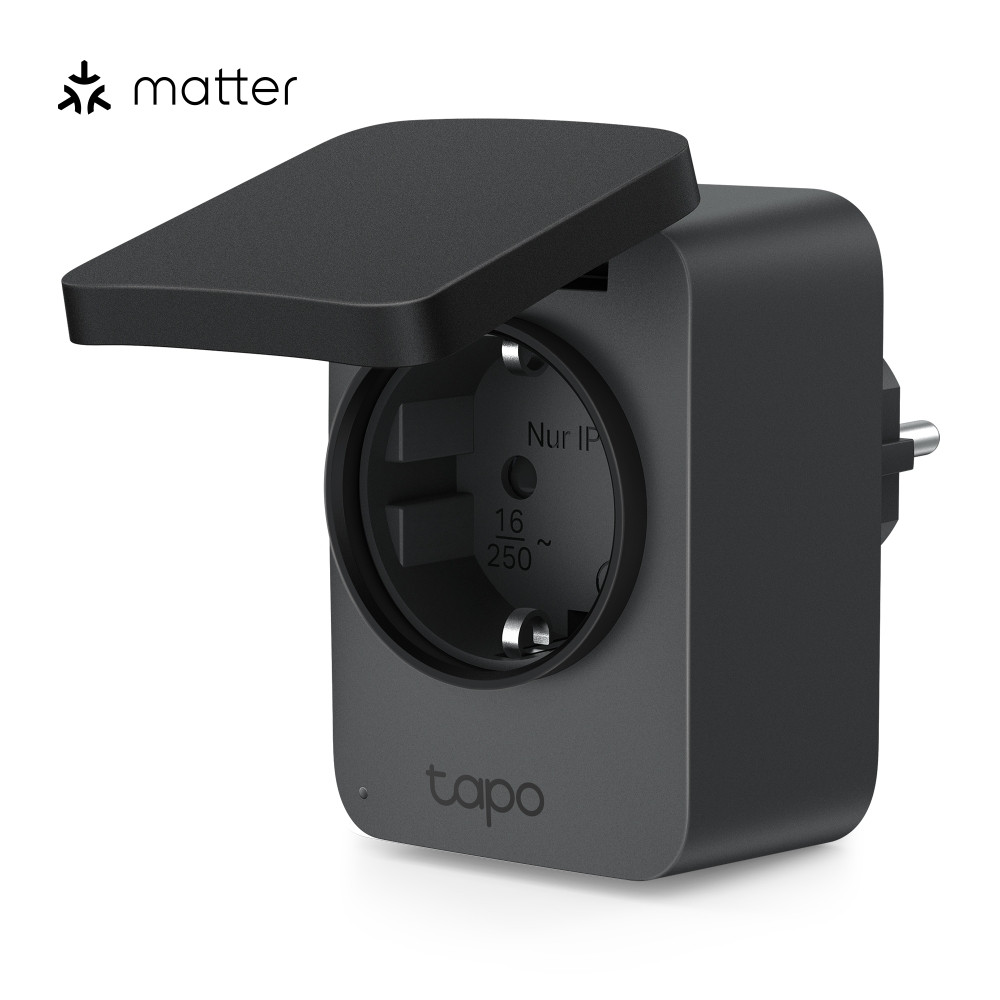 BildeTP-LINK Tapo P410M Smart Wi-Fi Outdoor Plug