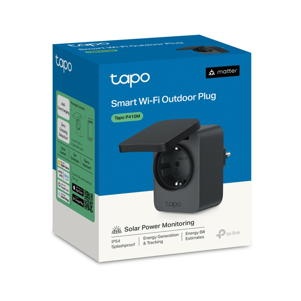TP-LINK Tapo P410M Smart Wi-Fi Outdoor Plug