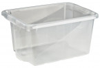 Oppbevaringsboks 33L Transparent Plast
