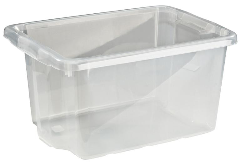 BildeOppbevaringsboks 33L Transparent Plast