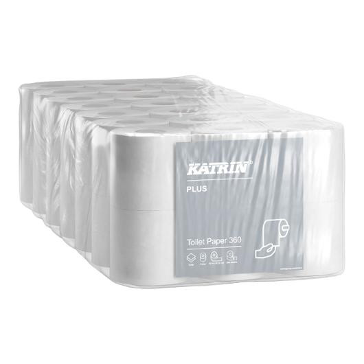Toalettpapir Katrin Plus 360 2L 50M (6 stk/pk, 7 pakker)