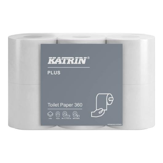BildeToalettpapir Katrin Plus 360 2L 50M (6 stk/pk, 7 pakker)